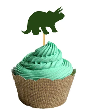 

Dinosaur Party cupcake toppers Food Picks toothpicks wedding bachelorette bridal shower party decorations