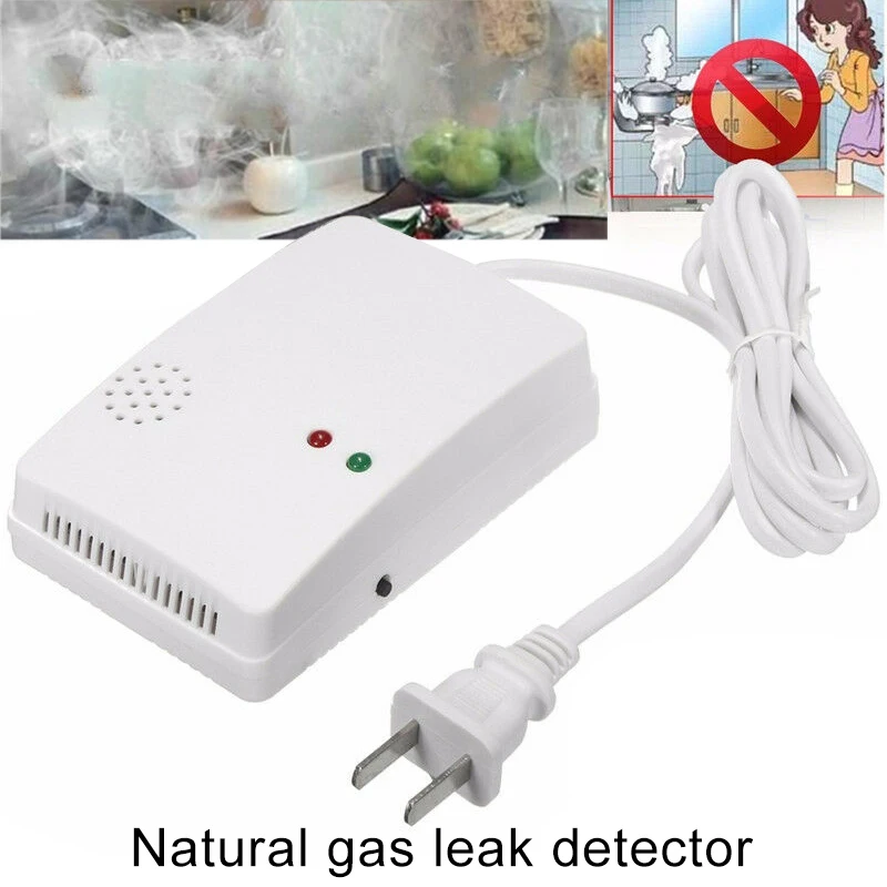 

Gas Leaking Detector Househole Combustible Gas Sensor Alarm Detection Sniffer 220V DJA99