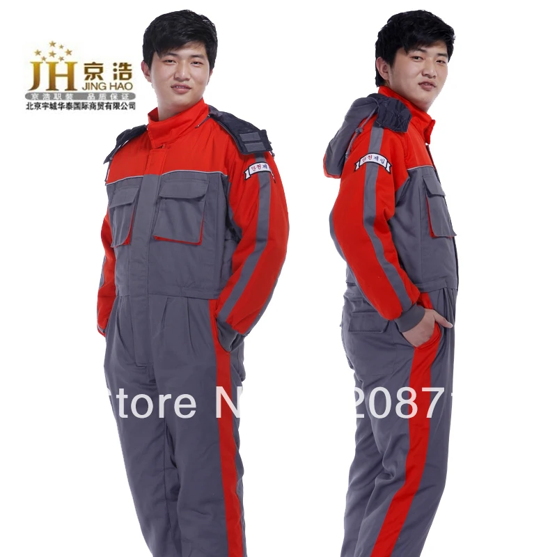 High quality Men's clothing protective thermal winter coveralls