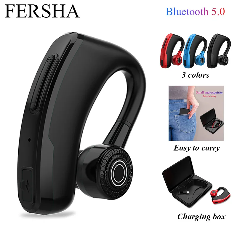 FERSHA Business Wireless Headset Driving headphones Wireless Bluetooth earphone Gaming Headset for Huawei / Samsung / iphone /LG