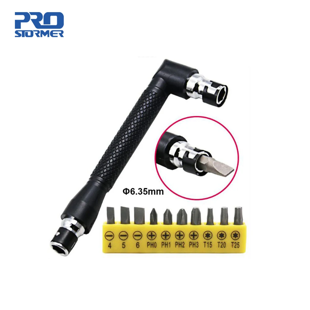 

PROSTORMER 11 in 1 Screwdriver Bits L-shape Double Head Socket Wrench Suitable For Home Tools