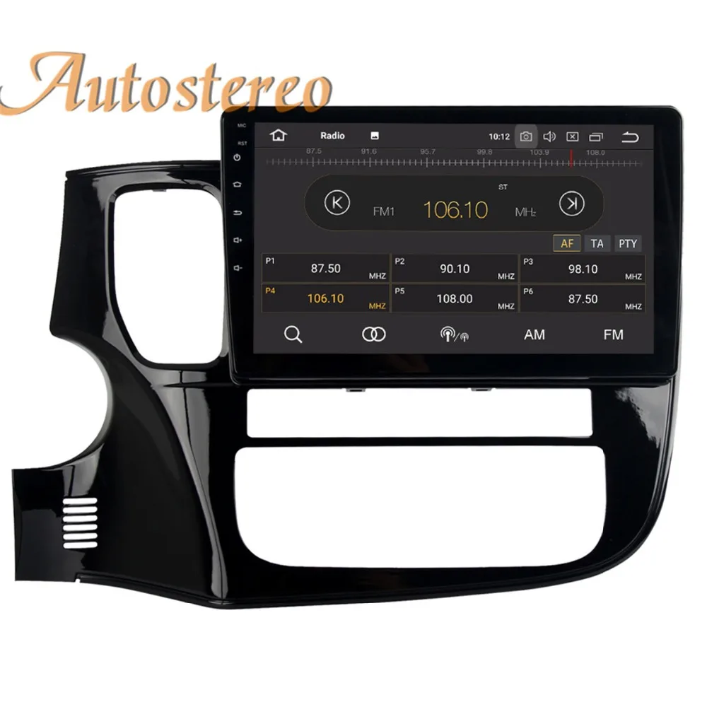 Clearance Autostereo Android 9 Car GPS navigation For Mitsubishi OUTLANDER 2014 2015 2016 2017 multimedia SatNAV no DVD player head unit 2