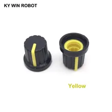 #Special Offers 10PCS /lot Yellow Volume Control Rotary Knobs For 6mm Dia Knurled Shaft Potentiometer Durable #Special Offers 10PCS /lot Yellow Volume Control Rotary Knobs For 6mm Dia Knurled Shaft Potentiometer Durable