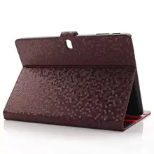 Fashion Diamond Grain Stand PU Leather Holder Cover Sleeve Protective Case For Samsung Galaxy Note 10.1 2014 P600 P601Tablet