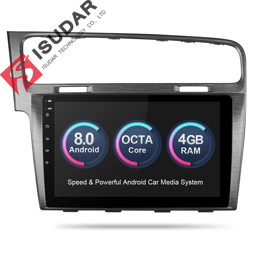 

Isudar Car Multimedia Player 1 Din Car Radio GPS Android 8.0 For VW/Volkswagen/Golf 7 Canbus 4 GB RAM 16 GB ROM Quad Cores FM