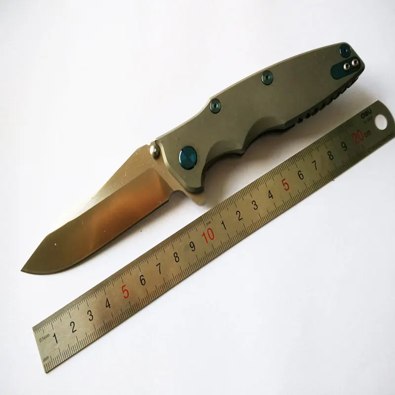

High Quality ZT0392 S35VN blade Titanium alloy handle Ball bearing system tactical folding knife hunting camping outdoors tool