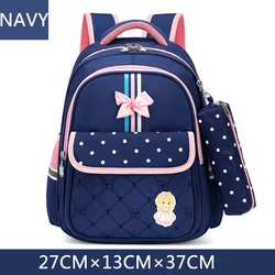 Pink Kids Backpack for Girls - Kindergarten School and Travel Bag (Blue girl)