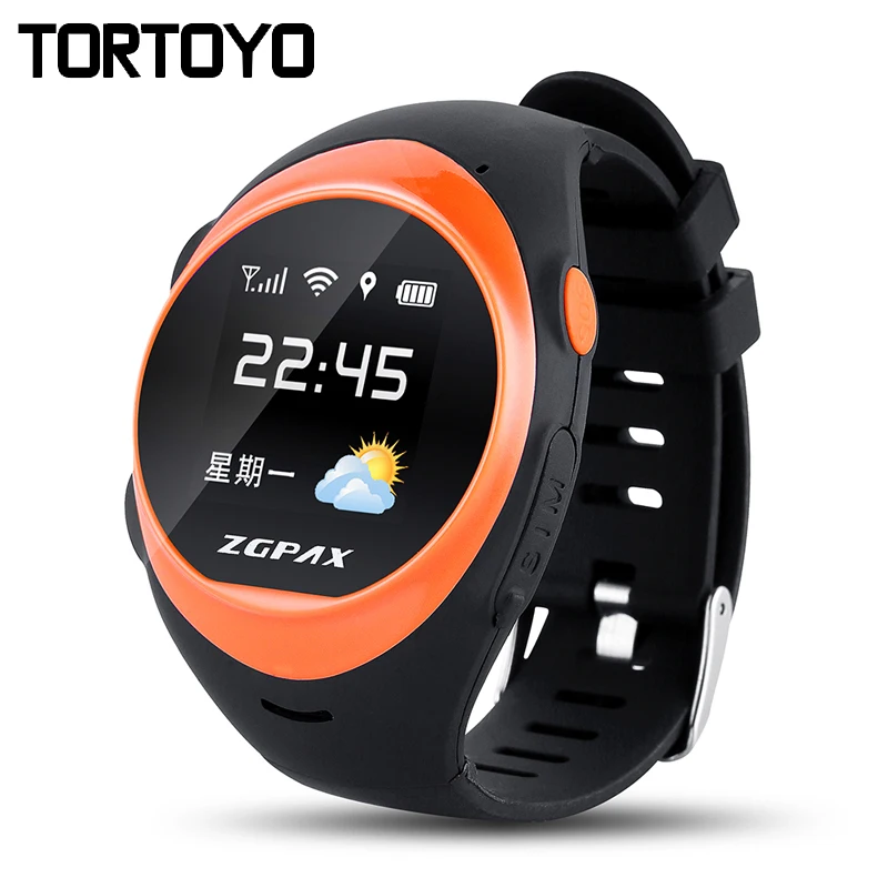 

TORTOYO S888A Waterproof Kid Smart Watch Phone Elder SOS GPS Positioning Tracking Smartwatch Anti-lost Alarm For iOS Android