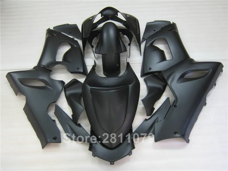 Обтекатель комплект для Kawasaki Ninja ZX6R 05 06 матовые черные обтекатели комплект ZX6R 2005 2006 KY02