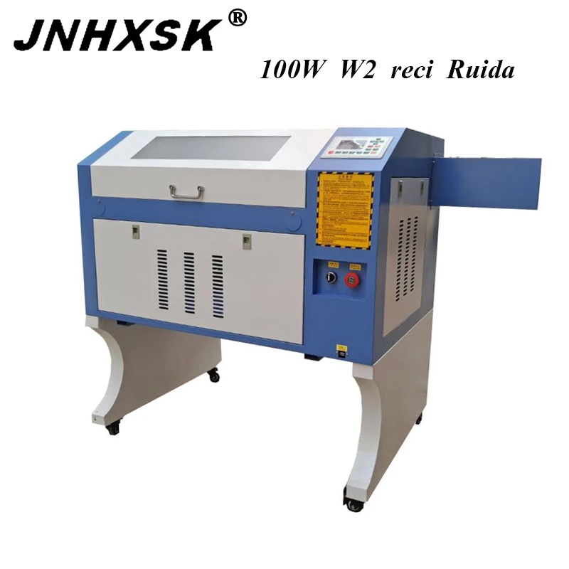 Лазерный гравировальный станок JNHXSK Ruida 100W reci CO2 фрезерный с ЧПУ для дерева фанеры