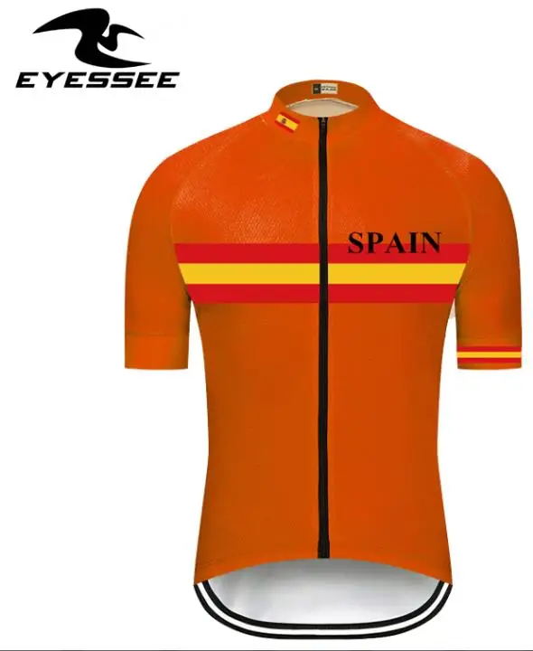 Испания Велоспорт Джерси/6 цветов! Высокое качество Мужская команда горный велосипед Одежда Майо ropa ciclismo велосипед Джерси - Цвет: jersey