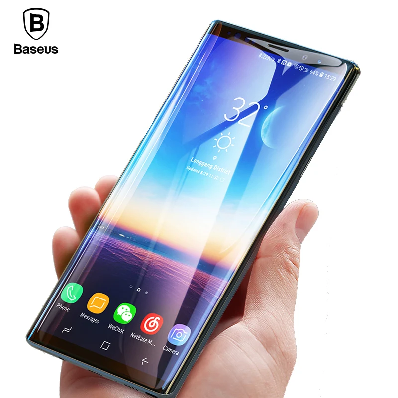 Baseus 3D Surface Screen Protector For Samsung Note 9 Ultra Thin 9H Tempered Glass For Samsung Galaxy Note 9 Protective Glass