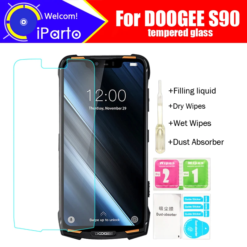Закаленное стекло DOOGEE S90 100% оригинальная Премиум 9H 2.5D Защитная пленка для экрана