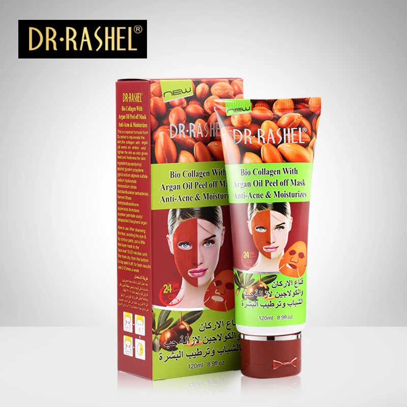 

DR.RASEHL Argan Oil Peel Off Facial Mask With Bio Collagen Anti-Acne Whiten Deep Clean Pore 120 ML