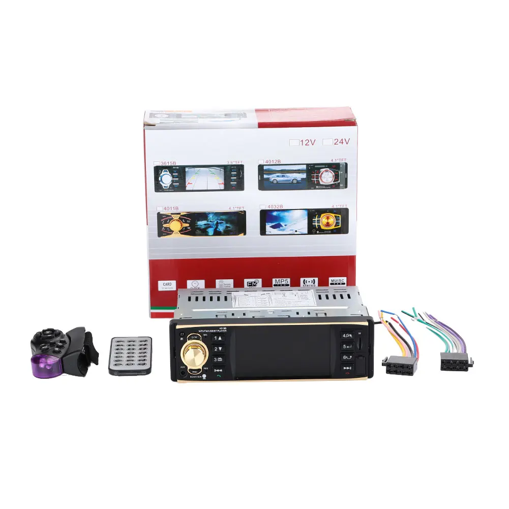 

Car MP5 MP3 FM Radio 4019B with Remote Control DC12V Multimedia Player