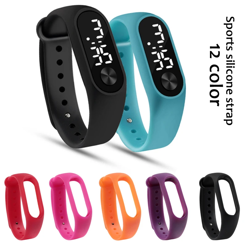 

Candy Color Silicone Watchband for Band Strap Sport Watch 12 Colors Replacement Bracelet Watchbands for Men Women