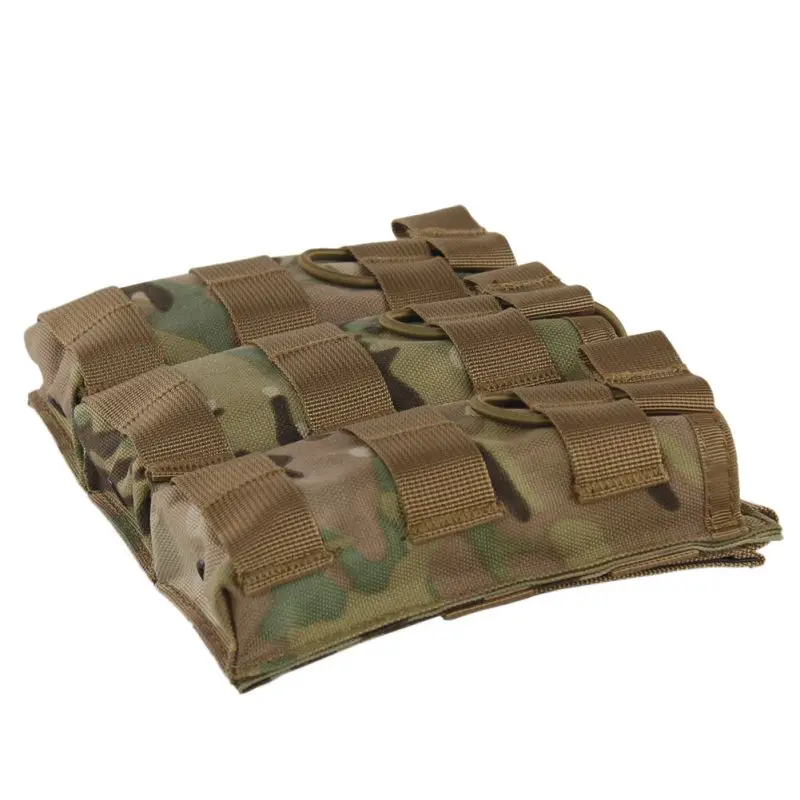 Тактический MOLLE тройной Открытый Топ подсумок быстро AK AR M4 FAMAS Mag Pouch 1000D нейлоновый военный пейнтбольное оборудование