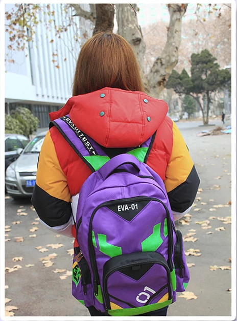 Neon Genesis Evangelion EVA 01 TESTTYPE alto grado Cospaly bolsa mochila  grande|bag for mobile phone|bag materialbag in the box wine - AliExpress