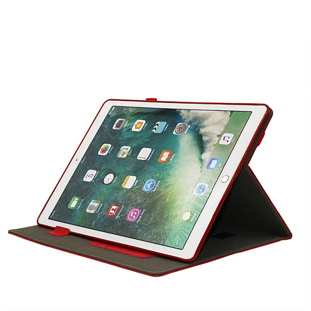 Чехол подставка из натуральной кожи для Apple iPad Pro 12 9 2017 2015|Чехлы планшетов и