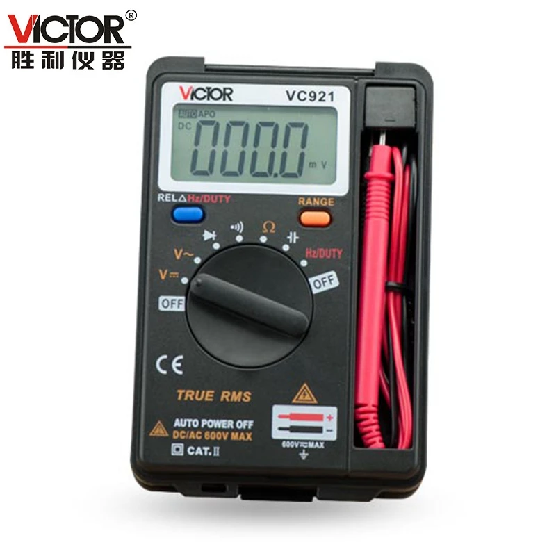 VICTOR VC921 Mini Digital Multimeter DMM Integrated Personal DC AC