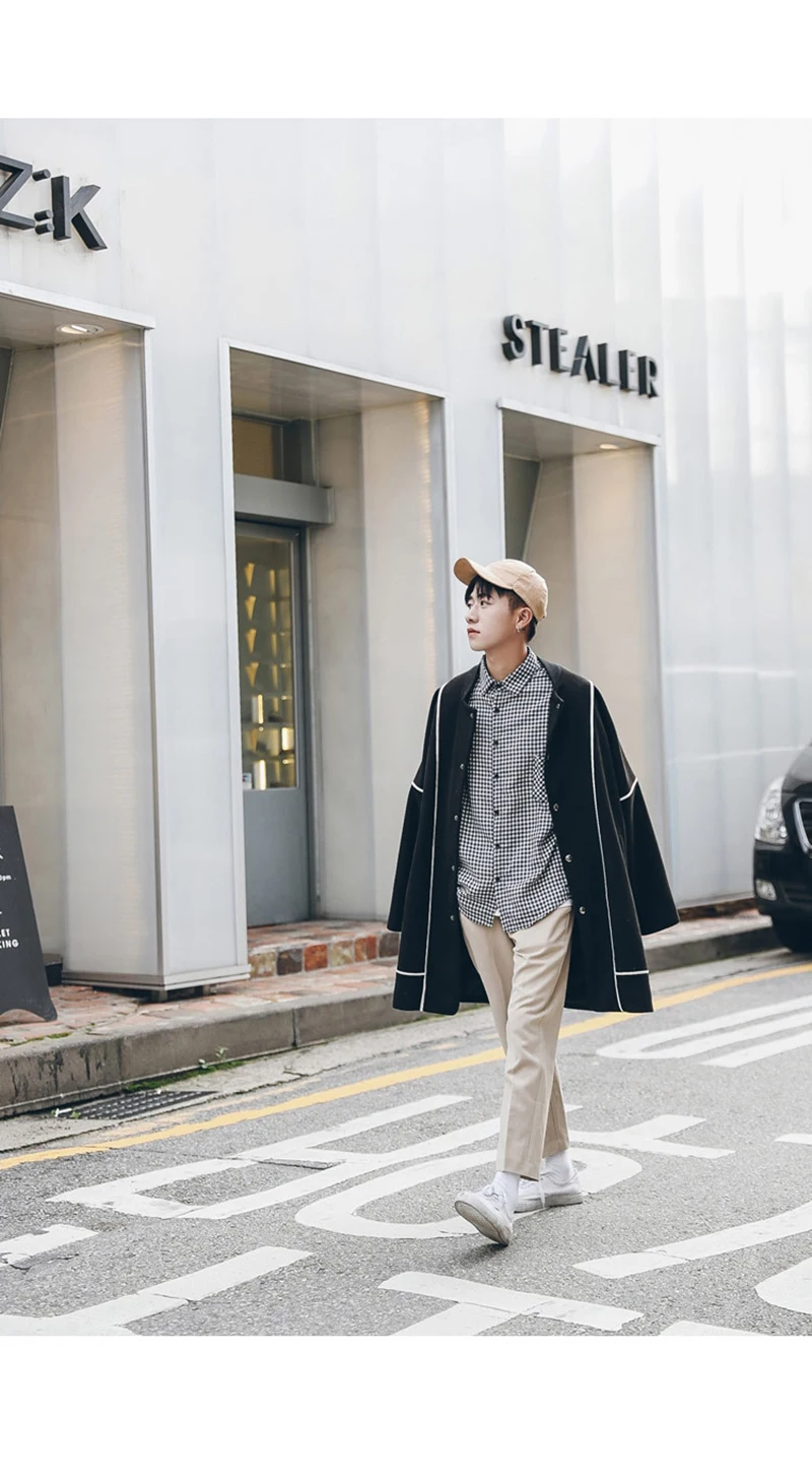 Warm Male Trench Coat Wool Liner Long Thick Fleece Jacket Men Fur Inside Parka Winter Jackets  (28)