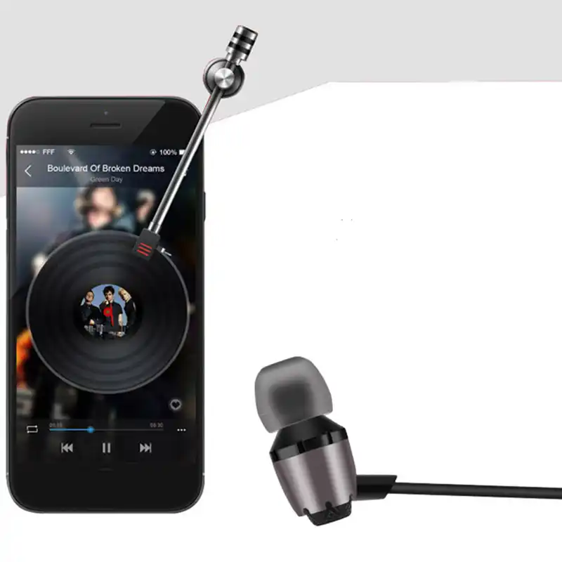 Abingo S600i In Ear Bass Headset with Microphone Stereo Hifi Earphone 3.5mm Jack Wired Earbuds Volume Control for Xiaomi/Samsung