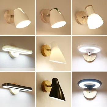 

Creative led wall lamp Hotel bedroom bathroom light living room bedside Modern led wall light reading wall lamp mirror lights