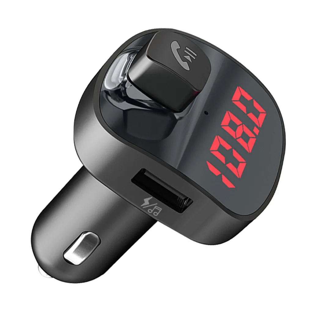 FM трансмиттер с Bluetooth для iPhone Xiaomi USB автомобильное зарядное устройство модулятор 2