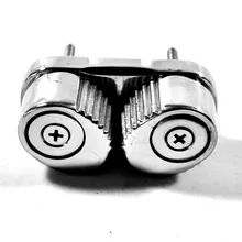 2 шт из нержавеющей стали 316 лодка кулачковый стопор с скрученный кольцо фэрлид парусник