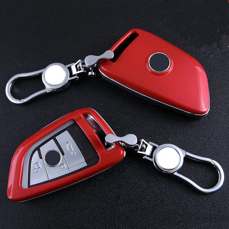 

ABS paint coat Auto car key cover case ring chain For BMW X3 X4 X5 X6 for BMW 1 3 4 5 6 7 series for BMW 3 5 series GT
