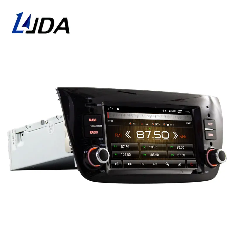 US $267.72 LJDA Android 100 Car DVD Player For FIAT DOBLO 20102016 WIFI Car Multimedia Stereo GPS 1 Din Car Radio DSP WIFI Audio Stereo