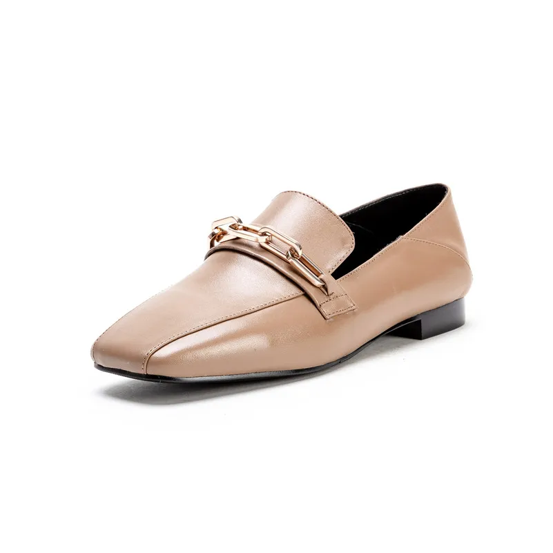 CONASCO/модные пикантные Женские базовые туфли-лодочки на среднем каблуке вечерние туфли martin из натуральной кожи с металлическим украшением в стиле ретро женские пикантные туфли-лодочки