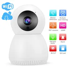 720 p 1080 Беспроводной 2-полосная аудио PIR Облачное хранилище панорама домашний Камера для детей домашних животных