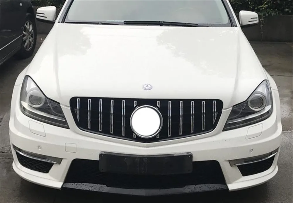 Решетка GT R для Mercedes C Class решетка W204 без эмблемы ABS 2008 2014 c180 c200 c230 c250 c280 c300