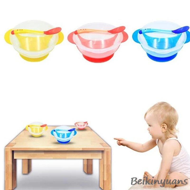 Детское питание, тренировочная миска, детская посуда для малышей, Обучающие блюда, детское питание, посуда с ложкой