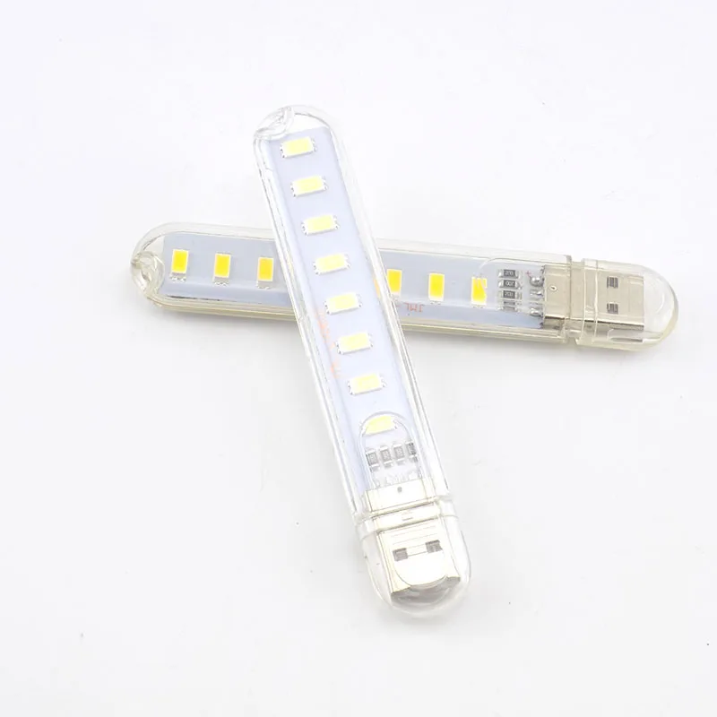 USB лампа для чтения 8 светодиодов 4 цвета|Ночники| |