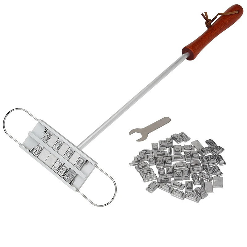 Personality Steak Meat Barbecue BBQ Branding Iron With 55 Changeable letters Tool Grill Accessories |