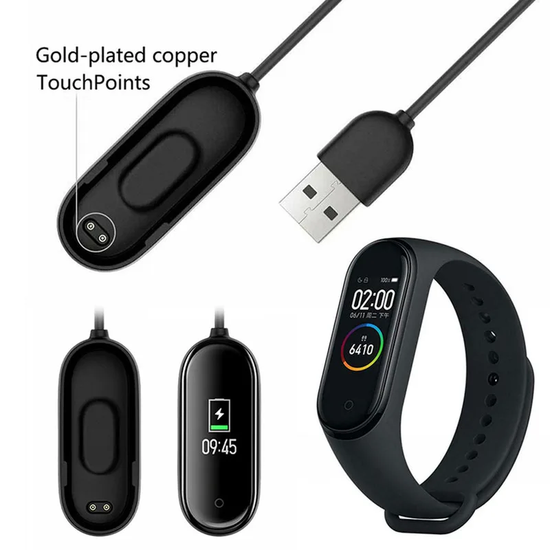 Магнитные зарядные устройства USB для Xiaomi Mi Band 4 зарядное устройство смарт