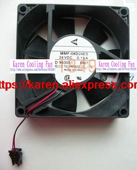 NIDEC 8025 24 V MMF-08D24ES RN7 RN2 RMB AM4 RNL AN7 RP1 24 V 0.16A 80*80*25 MM