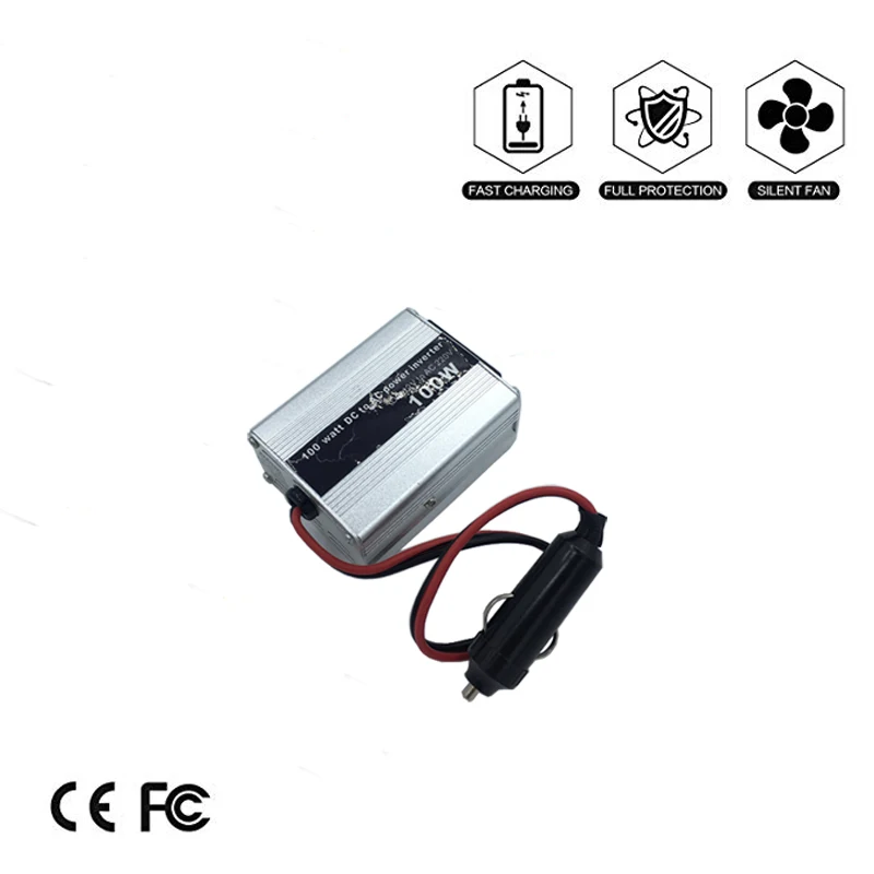 modificada, proteção adaptador USB, poderoso, 100W, 500W, DC 12 V, 24V a 220 V AC, 1Pc