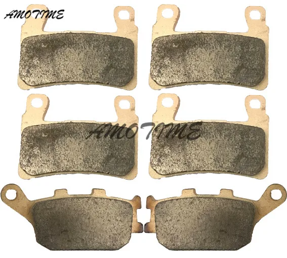 

Motorcycle Parts Copper Based Sintered Motor Front & Rear Brake Pads For Honda CBR600 F3 F4 F4I 1999-2006 CBR600RR F5 03 04