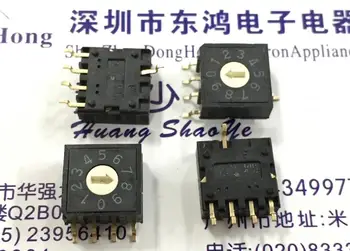 

10PCS/LOT DIP Taiwan round 0-9/10 bit 8421C patch RM4AF-10 rotary encoding switch, 4:1 pin right