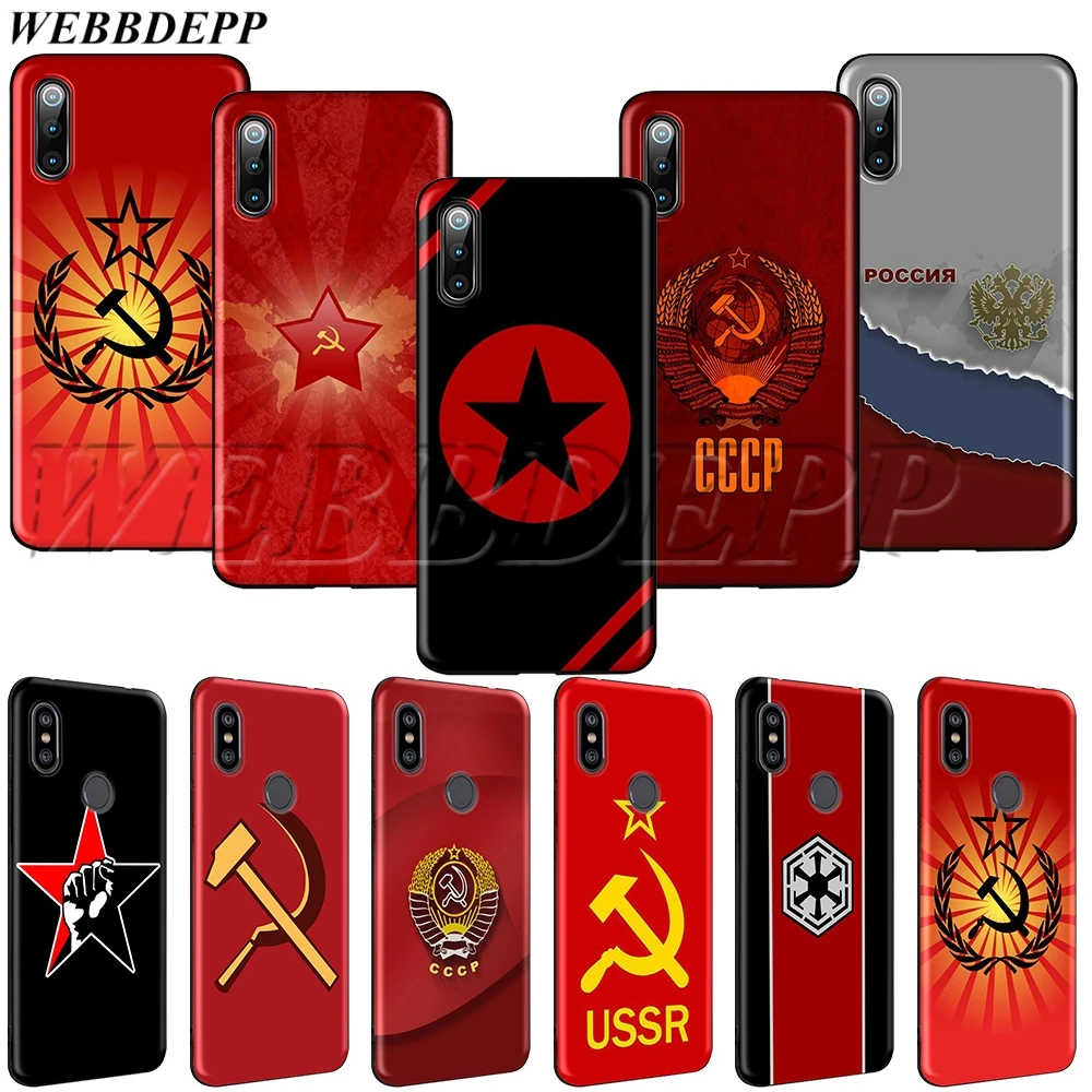 

WEBBEDEPP Soviet Union USSR Flag Soft TPU Case for Xiaomi Mi MAX A1 A2 5X 6X 3 6 8 9 SE F1 Lite