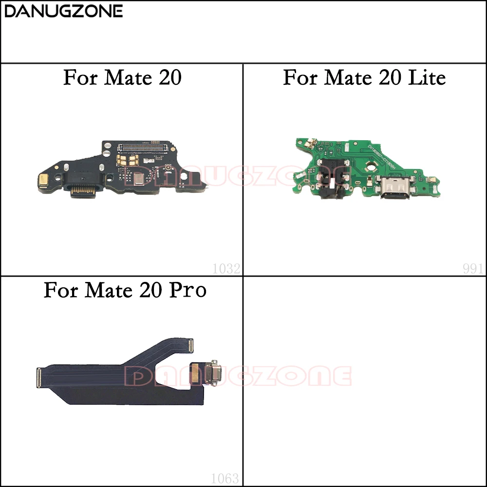 USB Charging Port Dock Plug Socket Jack Connector Charge Board Flex Cable For Huawei Mate 20 Lite / Pro | Мобильные телефоны и
