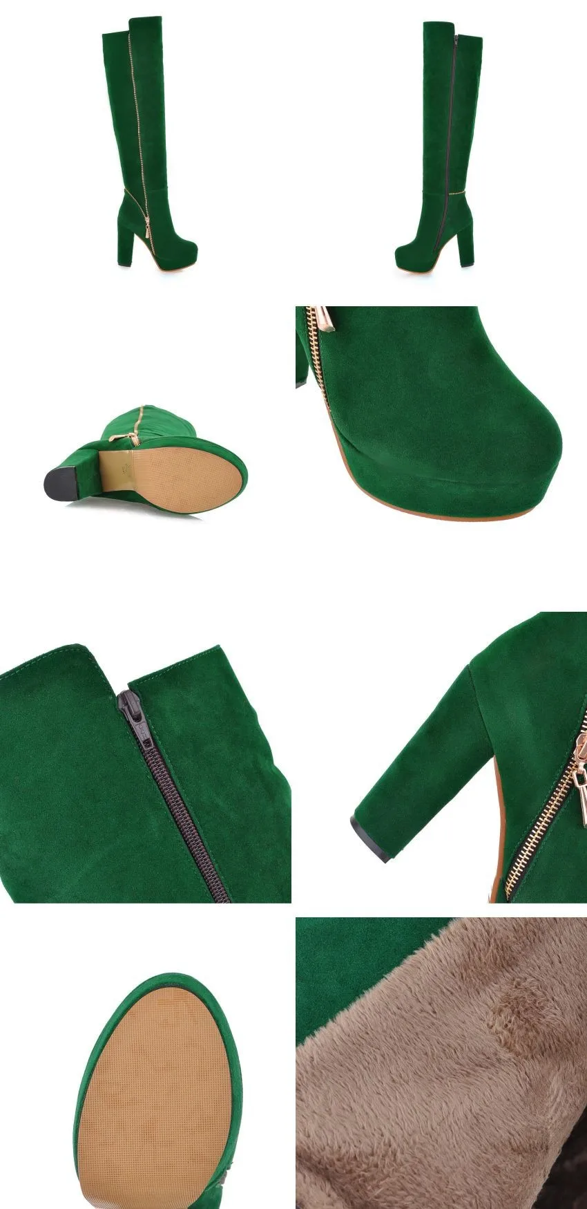 Лидер продаж; элегантные женские зимние сапоги выше колена; цвет черный, армейский, зеленый; женская обувь на высоком каблуке; большие размеры 10, 43; AI116