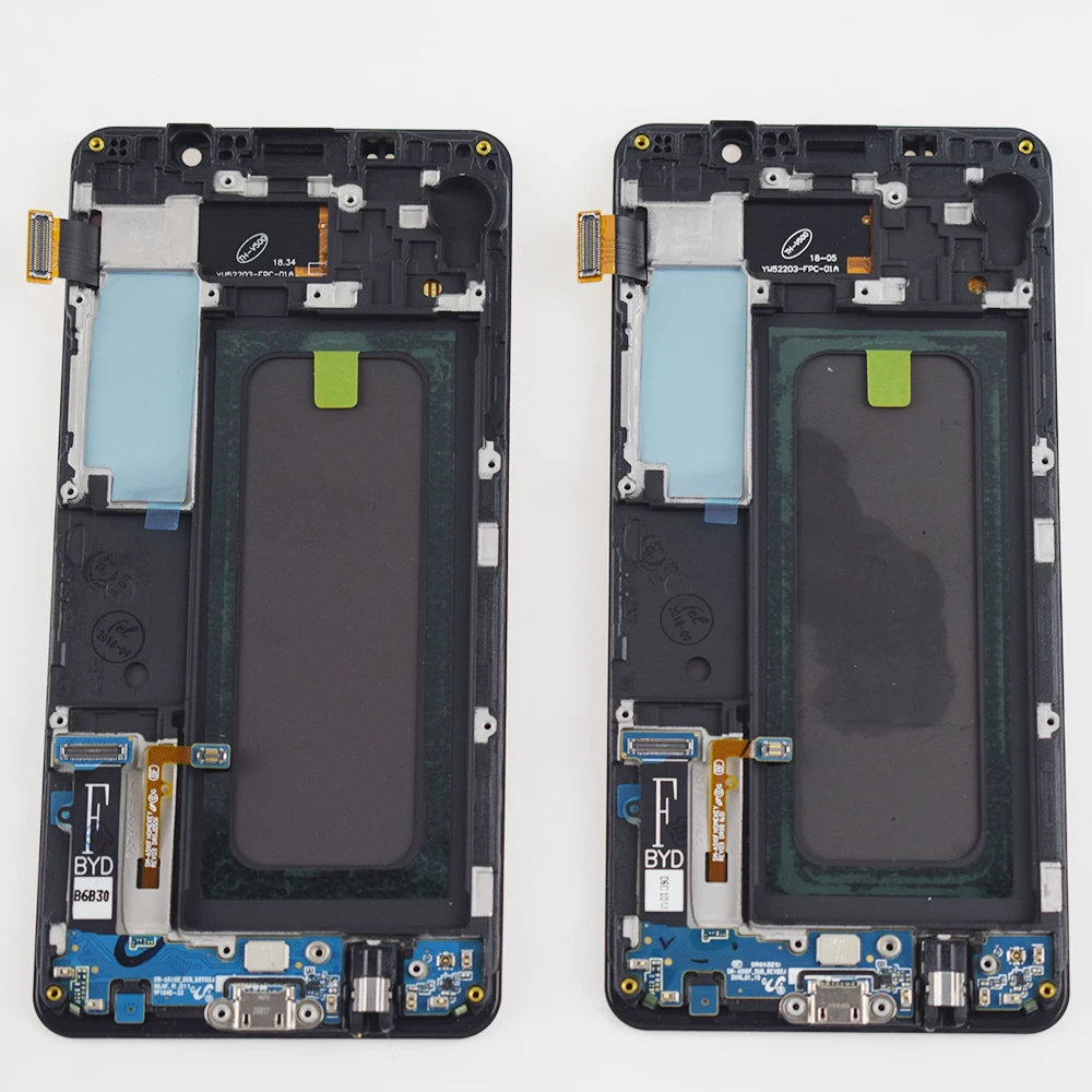 Отрегулируйте Для Samsung Galaxy A5 2016 A510 A510F A510M SM-A510F сенсорный экран дигитайзер сенсор +
