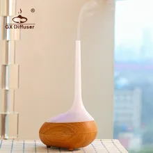 GX.Diffuser 2017 Essential Oil Ultrasonic Air Humidifier Fogger Mist Maker Aroma Diffuser Car Spa Bedroom Colorful 7 LED Lights