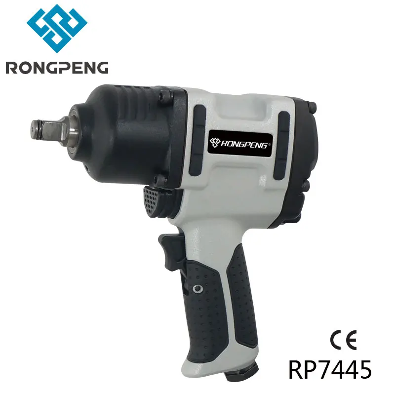 Сверхмощный Пневматический ударный гайковерт RONGPENG RP7445 двухмолоточный