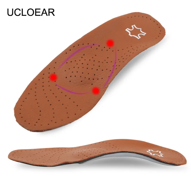 Unisex Free Size Insole Imitation Leather Insoles For Shoes Arch