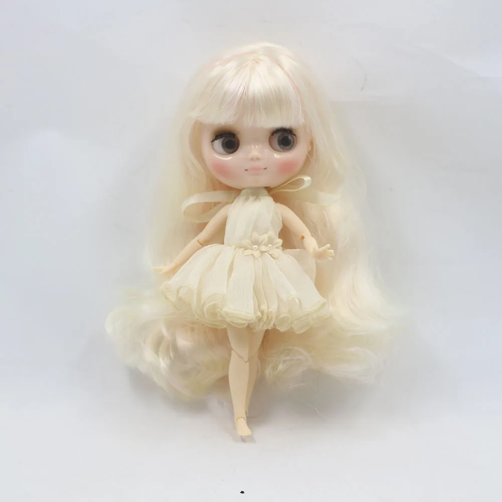 Парик для куклы middie blyth кукла из 20 см средней длины сделай сам № 04|doll scalp|blythe doll
